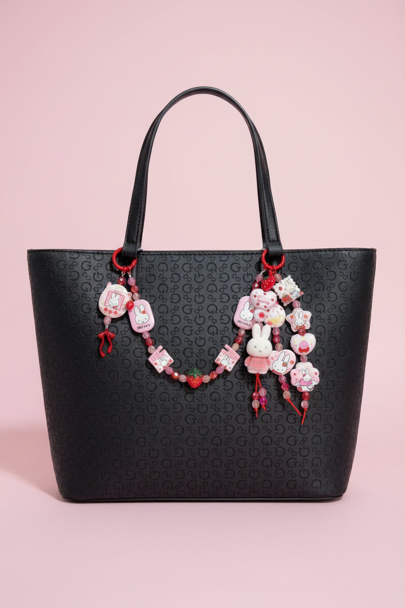 Miffy Strawberry Bag Charm