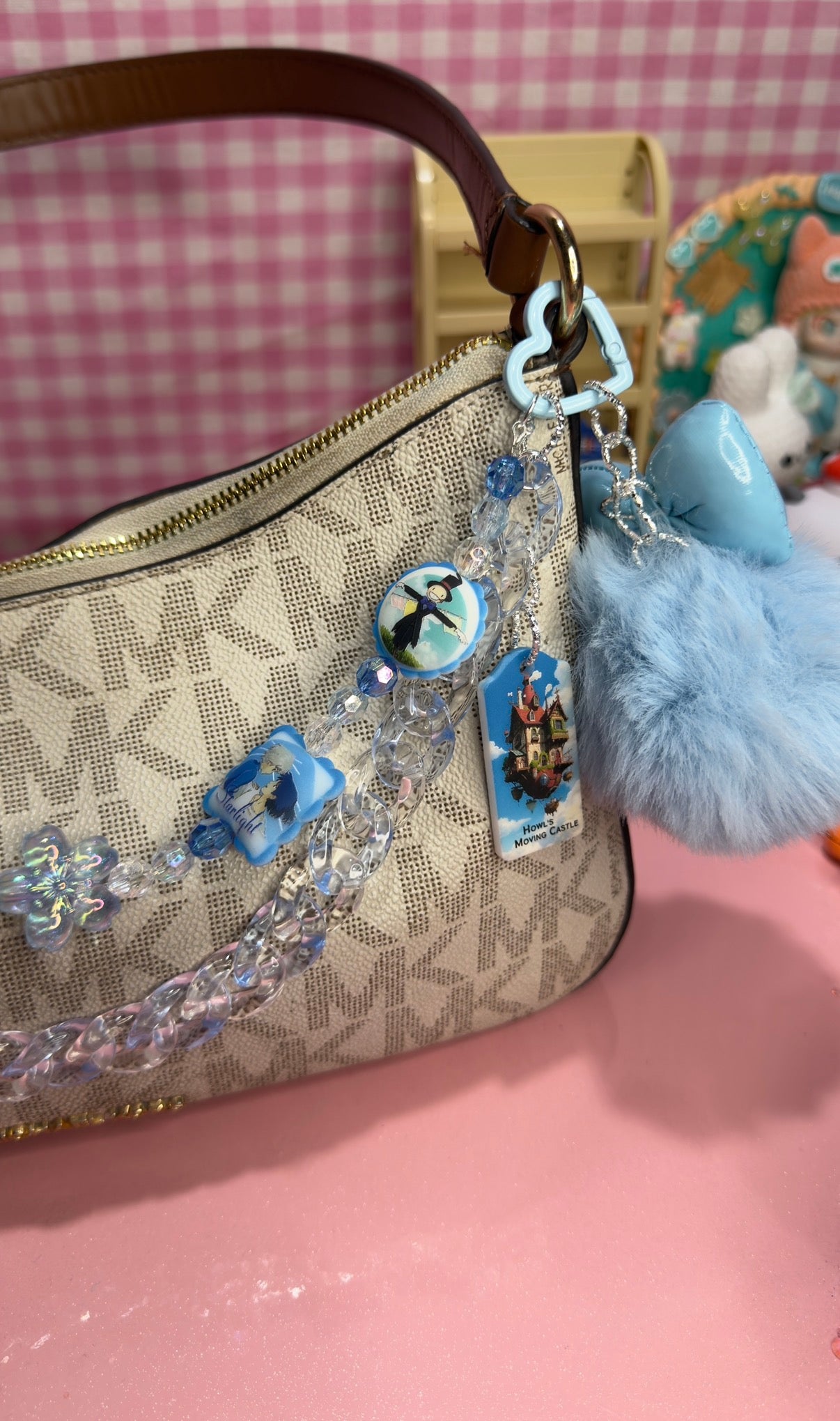 Howl’s Moving Castle Inspired Beaded Bag Charm ✧