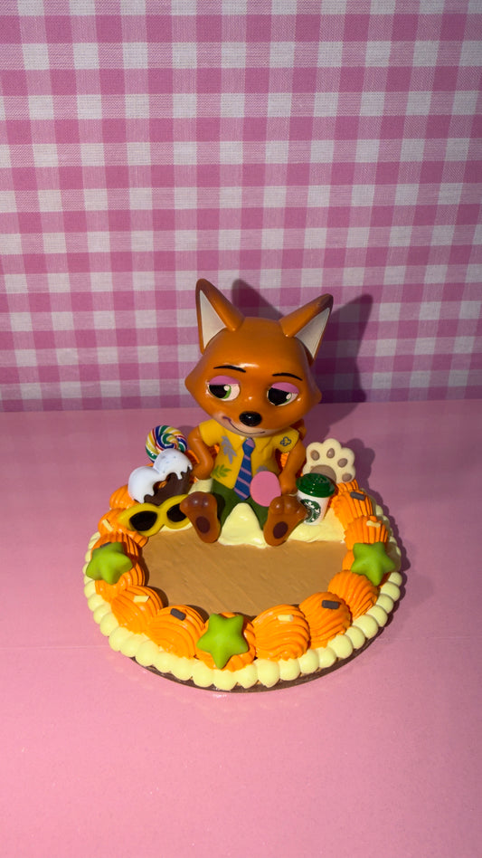 Fox Desk Job Phone Stand | Kawaii Desk Decor