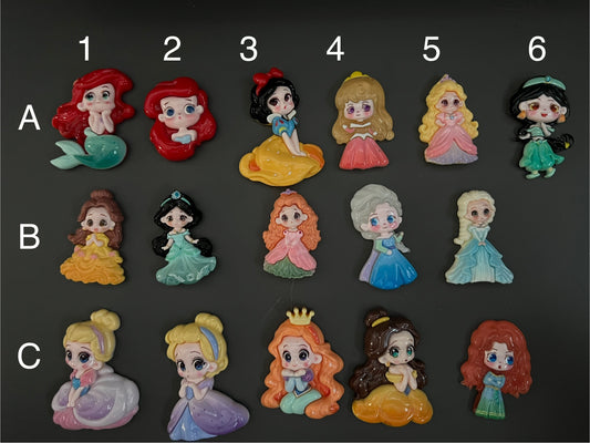 Princess Charms for Decoden