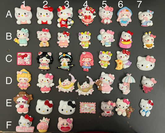 Hello Kitty Charms for Decoden