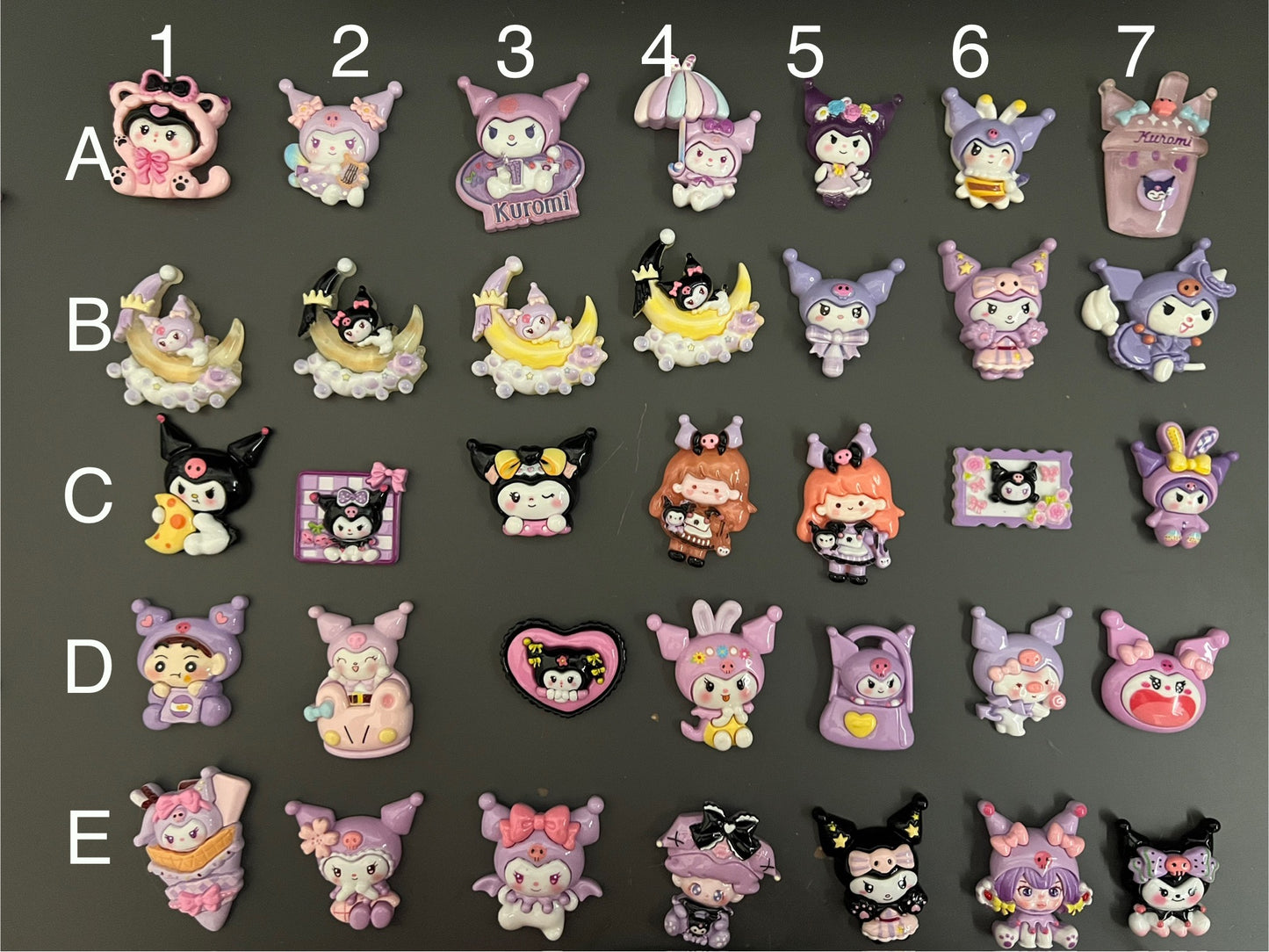 Kuromi Charms for Decoden