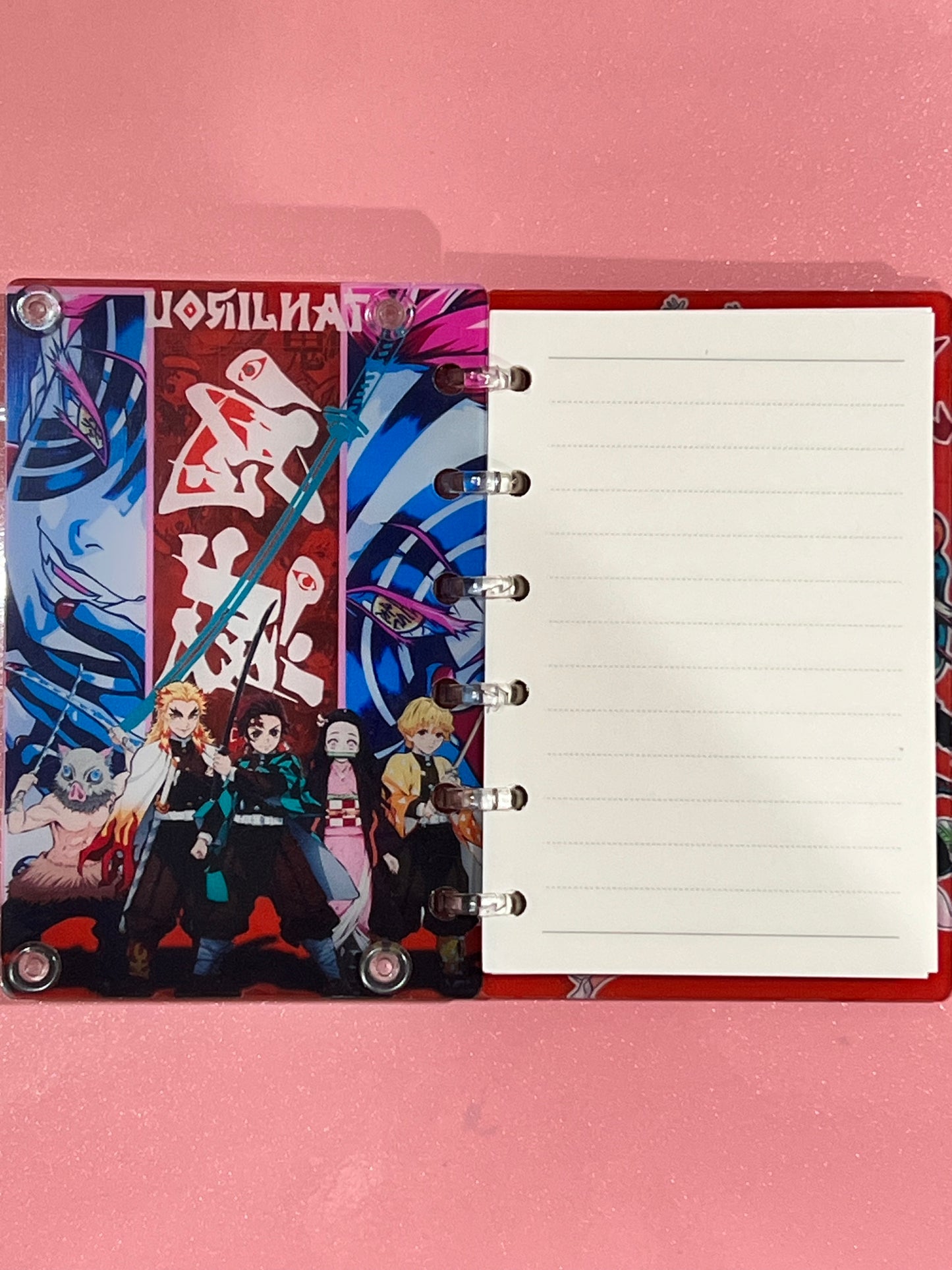 Demon Slayer Mini Shaker Notebook | 3.5 x 5 in