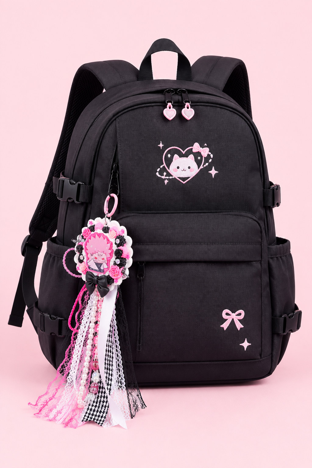 Sukuna Decoden Rosette Keychain | JJK Inspired Bag Charm